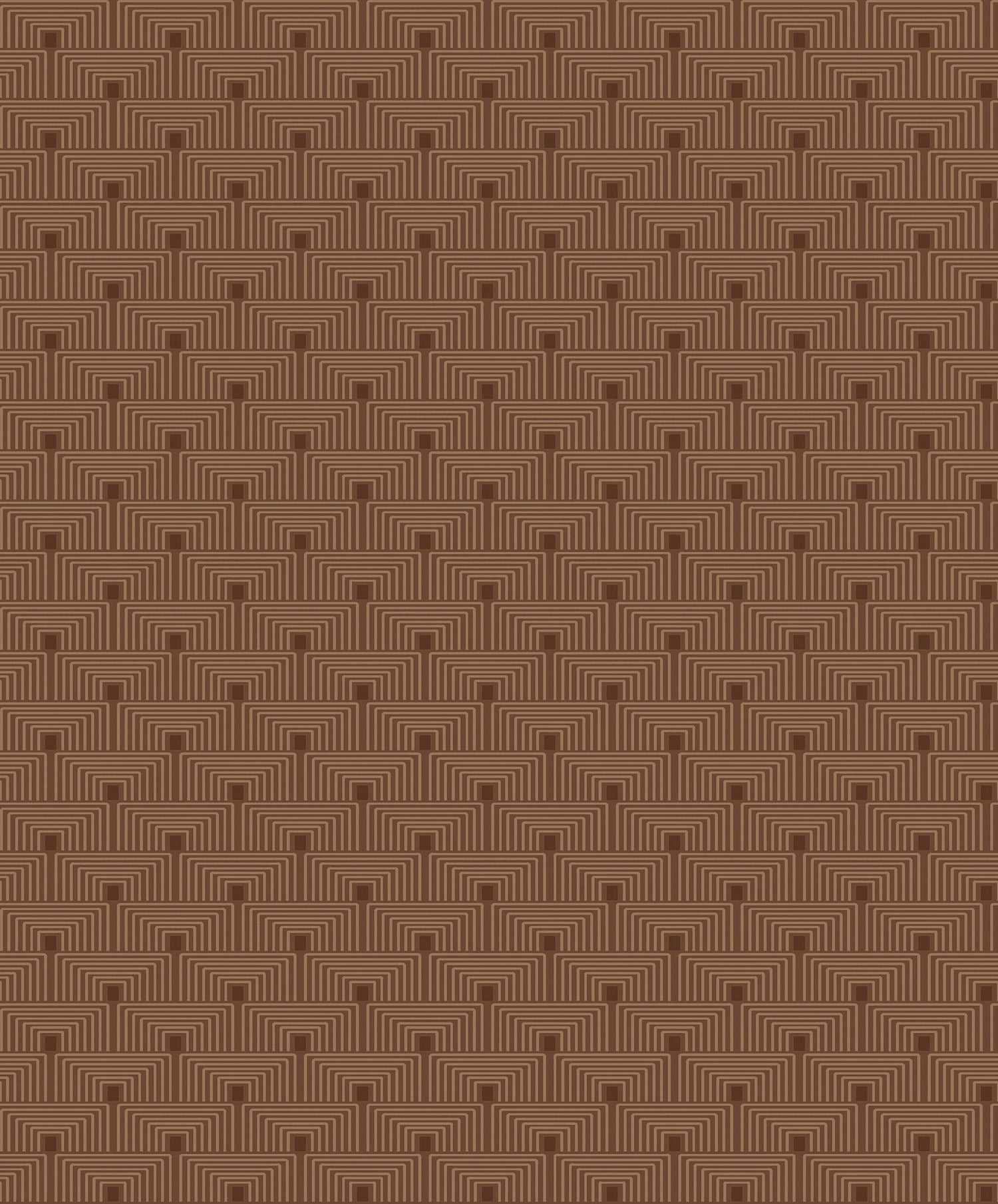 Geo Key wallpaper in orange color - pattern number F-PL3007 - by Galerie in the Boutique collection