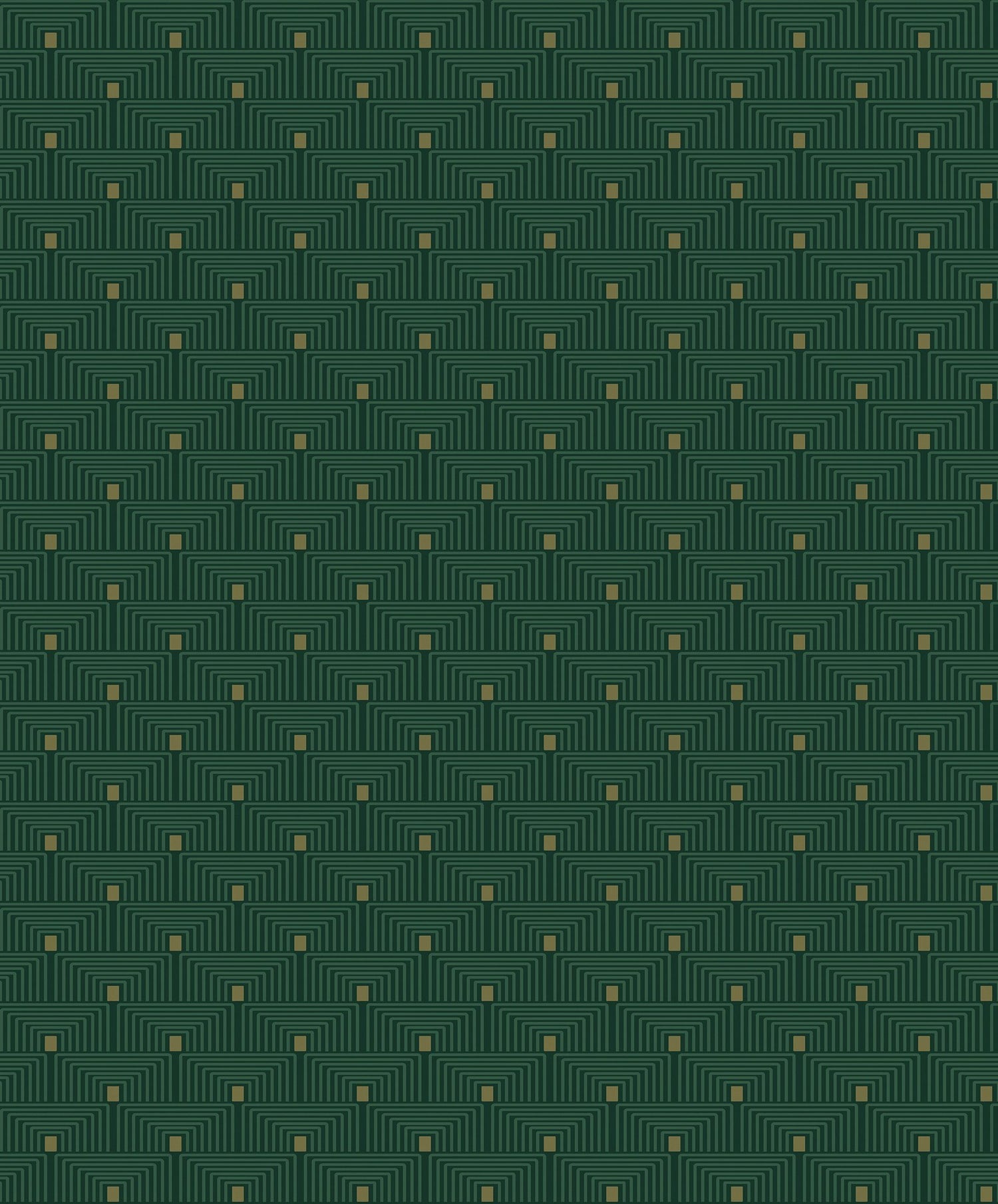 Geo Key wallpaper in green color - pattern number F-PL3008 - by Galerie in the Boutique collection