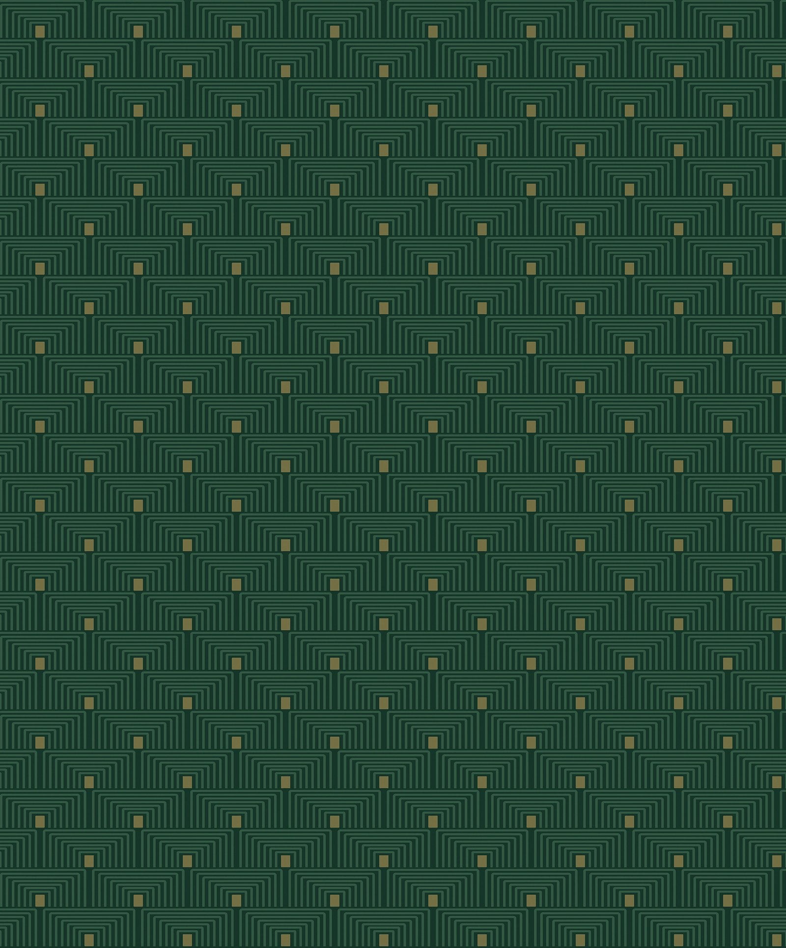 Geo Key wallpaper in green color - pattern number F-PL3008 - by Galerie in the Boutique collection