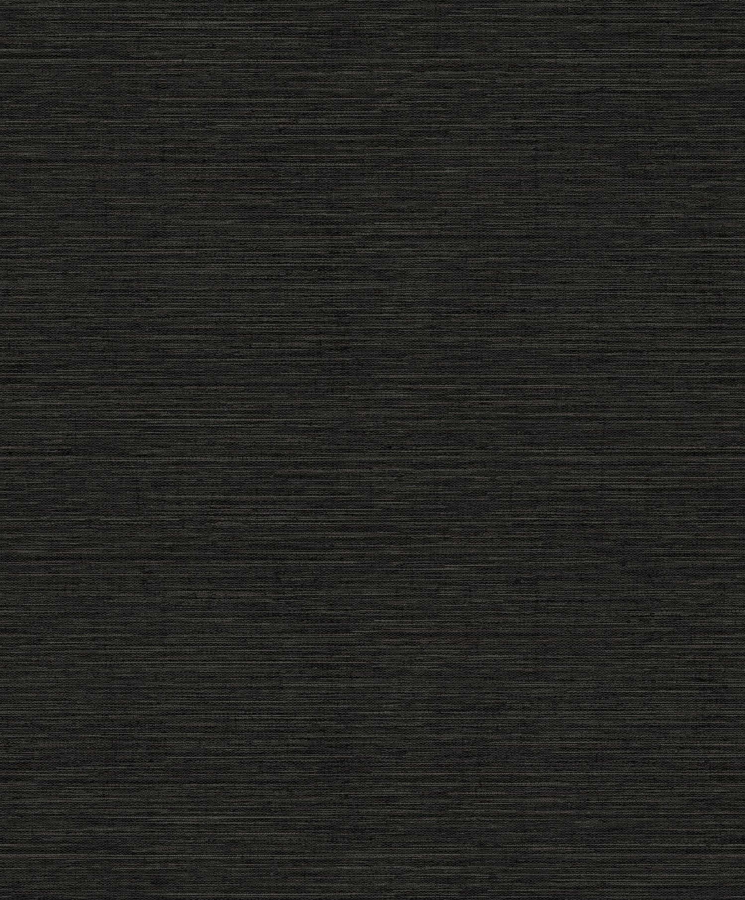 Weave wallpaper in black color - pattern number F-SR7008 - by Galerie in the Lustre collection