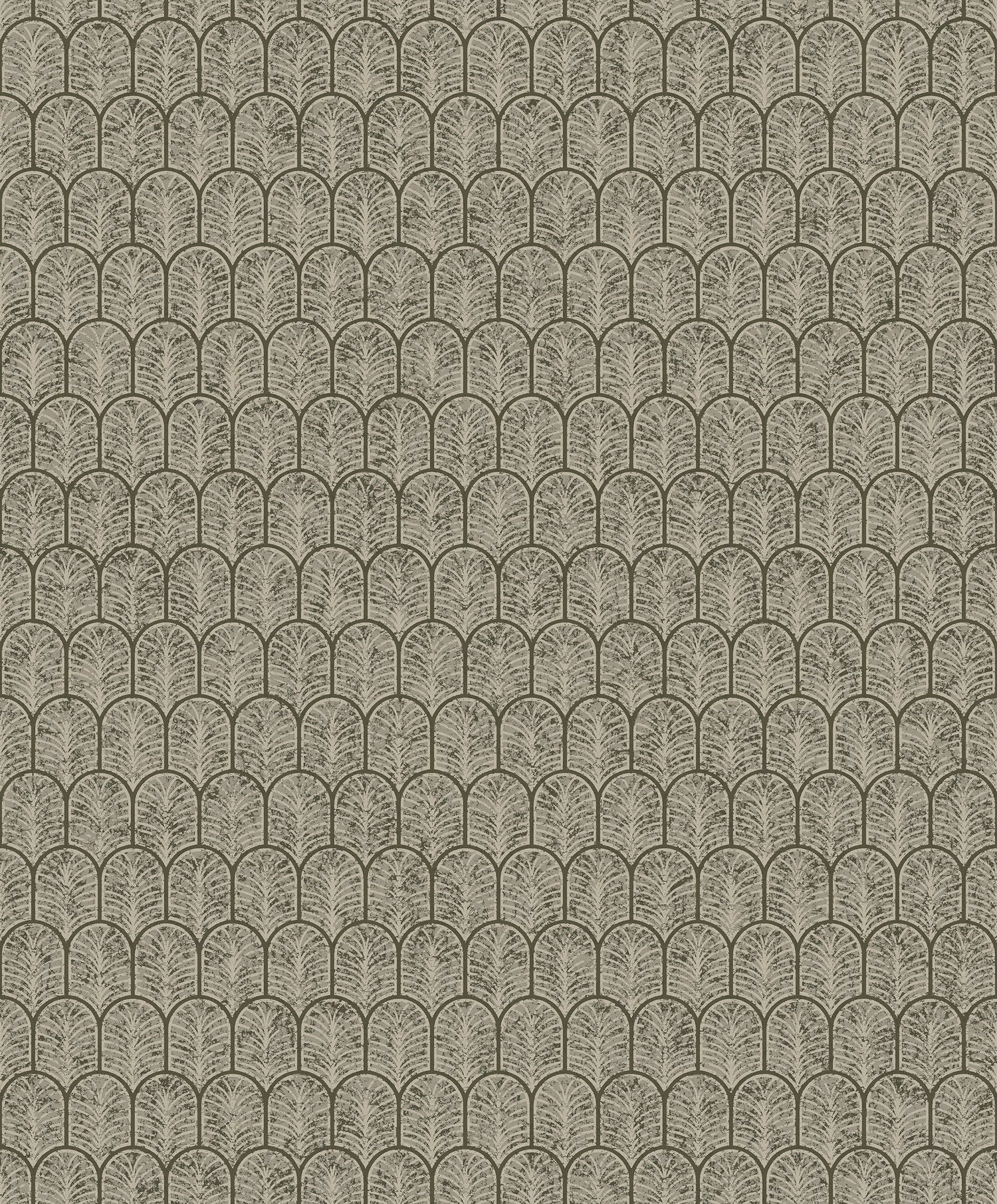 Geo Arch wallpaper in bronze brown color - pattern number F-VL6004 - by Galerie in the Lustre collection