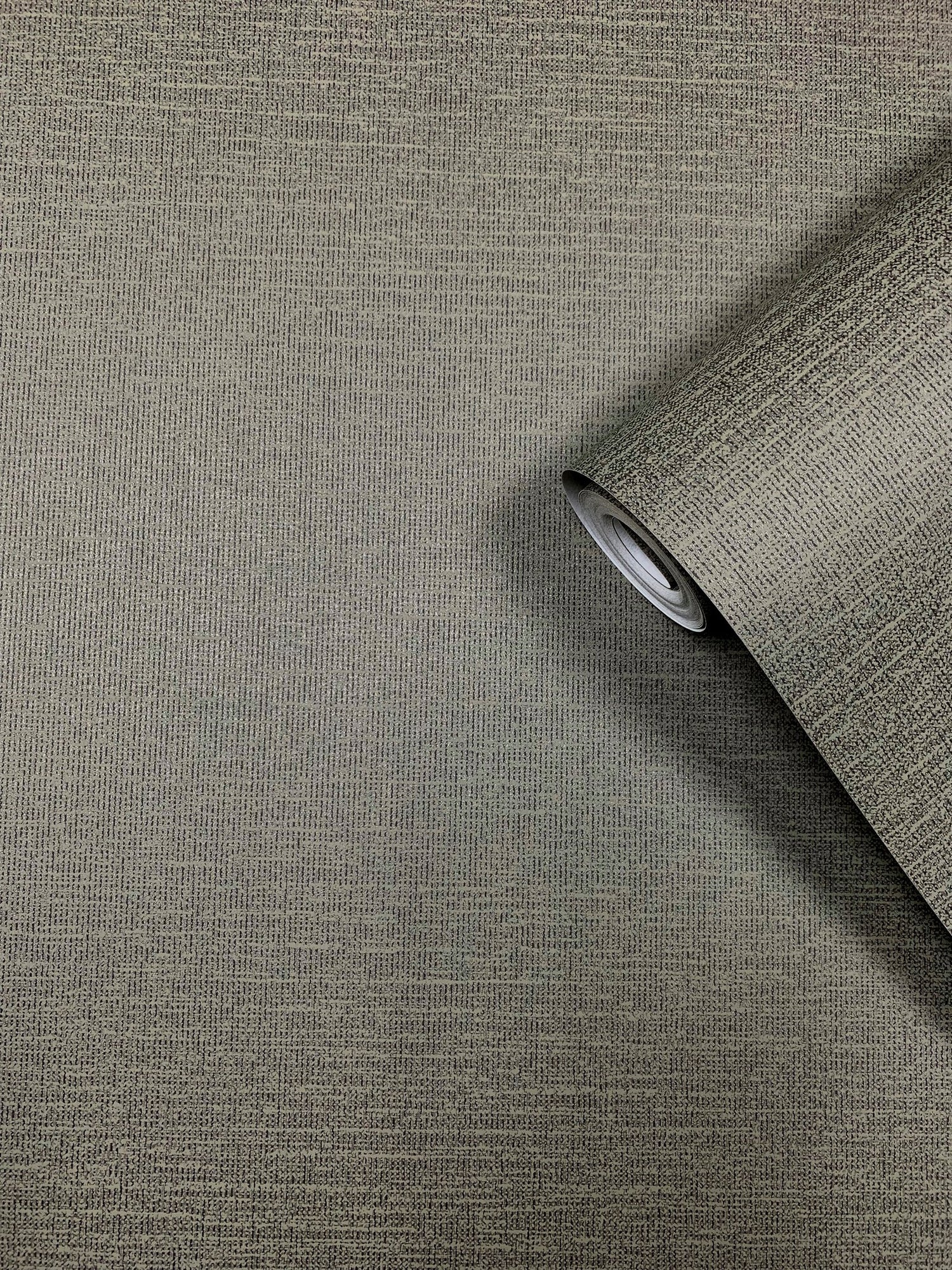 Weave wallpaper in bronze brown color - pattern number F-VL7005 - by Galerie in the Boutique collection