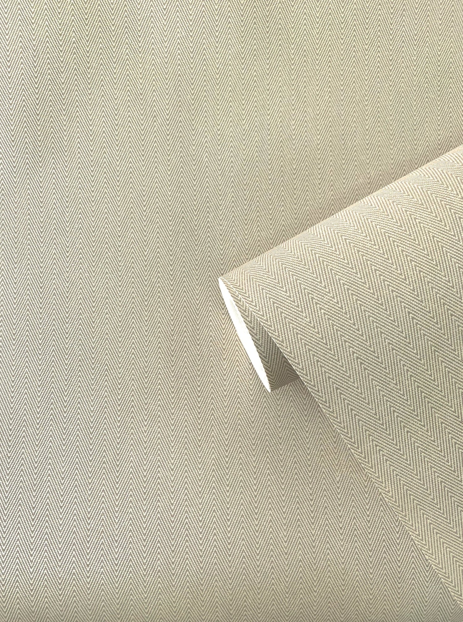 Herringbone wallpaper in beige color - pattern number F-WH3006 - by Galerie in the Boutique collection