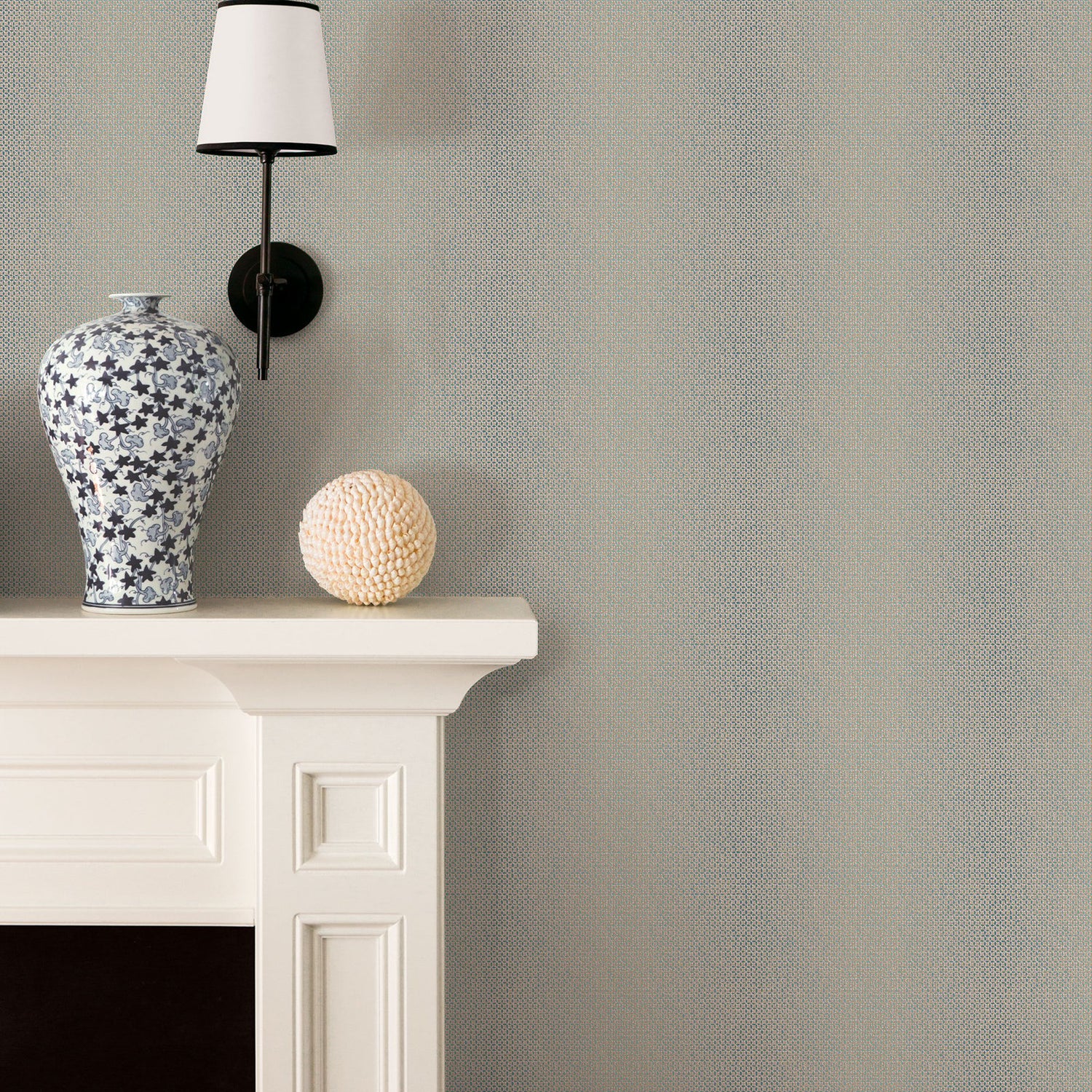 Plain Texture wallpaper in blue color - pattern number G34122 - by Galerie in the Nordic Elements collection