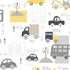 Traffic wallpaper in multi-coloured color - pattern number G56011 - by Galerie in the Just 4 Kids 2 collection