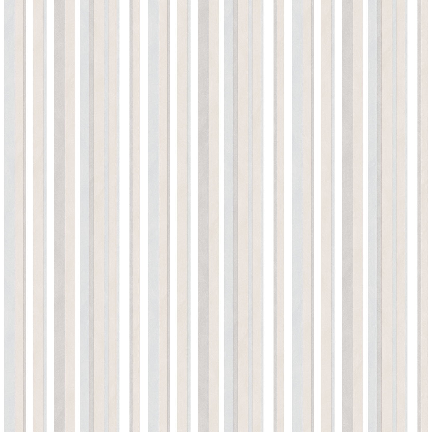 Washed Striped wallpaper in beige color - pattern number G56501 - by Galerie in the Just 4 Kids 2 collection