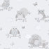 Mono Owls wallpaper in silver grey color - pattern number G56503 - by Galerie in the Just 4 Kids 2 collection