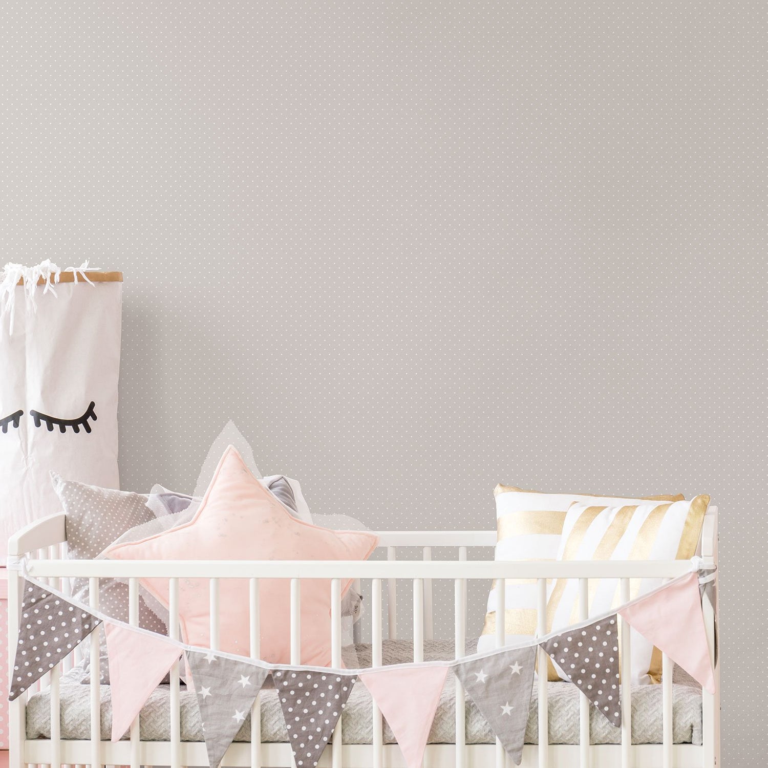 Polka Dot wallpaper in beige color - pattern number G56510 - by Galerie in the Just 4 Kids 2 collection