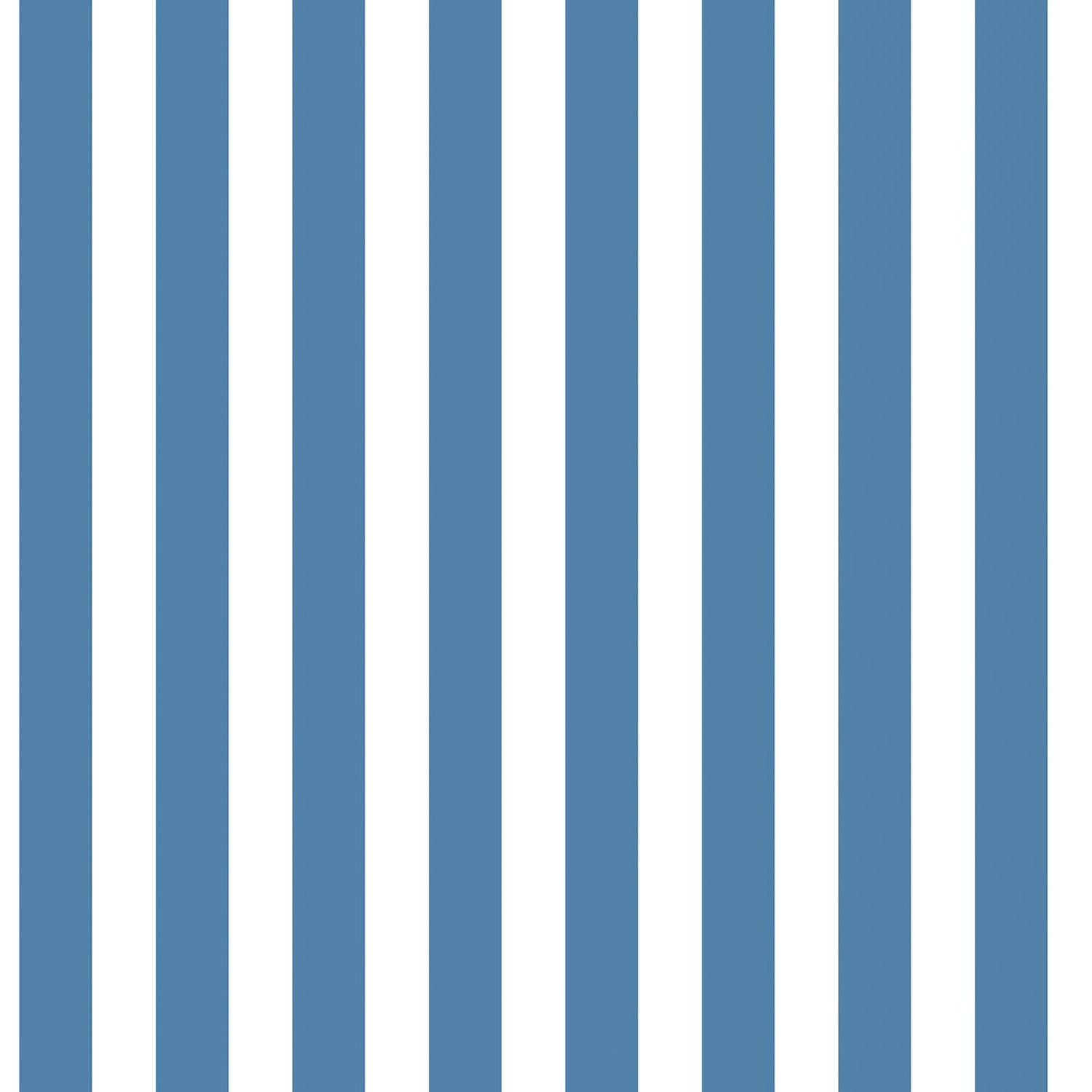 Regency Stripe wallpaper in blue color - pattern number G56516 - by Galerie in the Just 4 Kids 2 collection