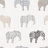 Elephant Motif wallpaper in silver grey color - pattern number G56527 - by Galerie in the Just 4 Kids 2 collection