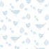 Pretty Birds wallpaper in blue color - pattern number G56541 - by Galerie in the Just 4 Kids 2 collection