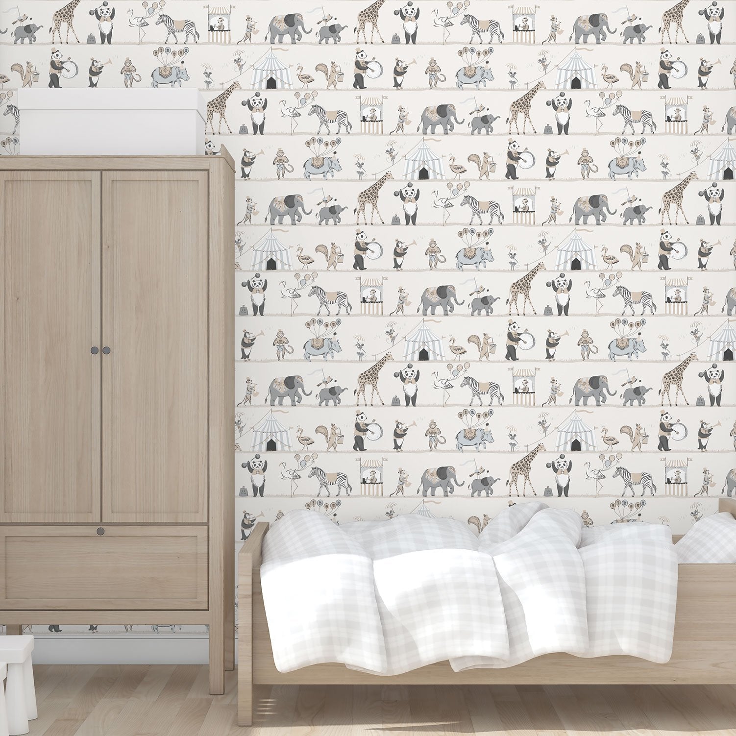 Circus Parade wallpaper in beige color - pattern number G56547 - by Galerie in the Just 4 Kids 2 collection