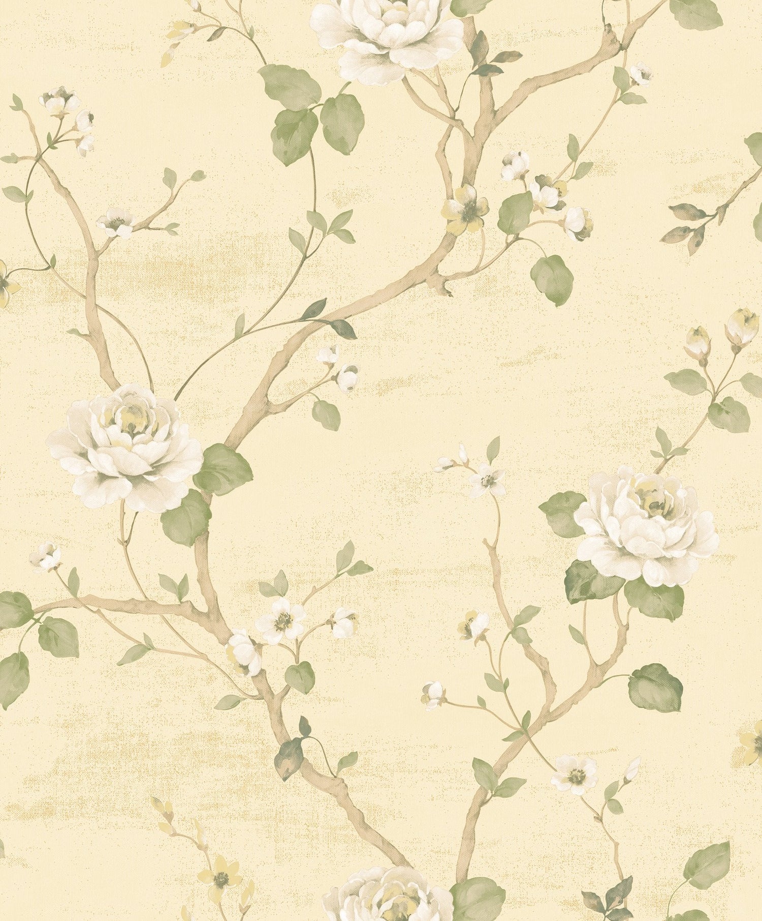 Luisella Floral wallpaper in beige color - pattern number G67602 - by Galerie in the Palazzo 2 collection