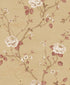 Luisella Floral wallpaper in gold color - pattern number G67604 - by Galerie in the Palazzo 2 collection