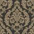 Damask wallpaper in bronze brown color - pattern number G67613 - by Galerie in the Palazzo 2 collection