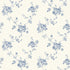 Turquoise Floral wallpaper in blue color - pattern number G67630 - by Galerie in the Palazzo 2 collection