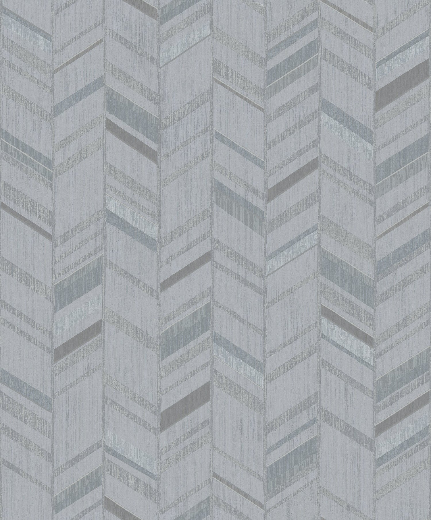 Glitter Chevrons wallpaper in silver grey color - pattern number G67711 - by Galerie in the Special FX 2 collection