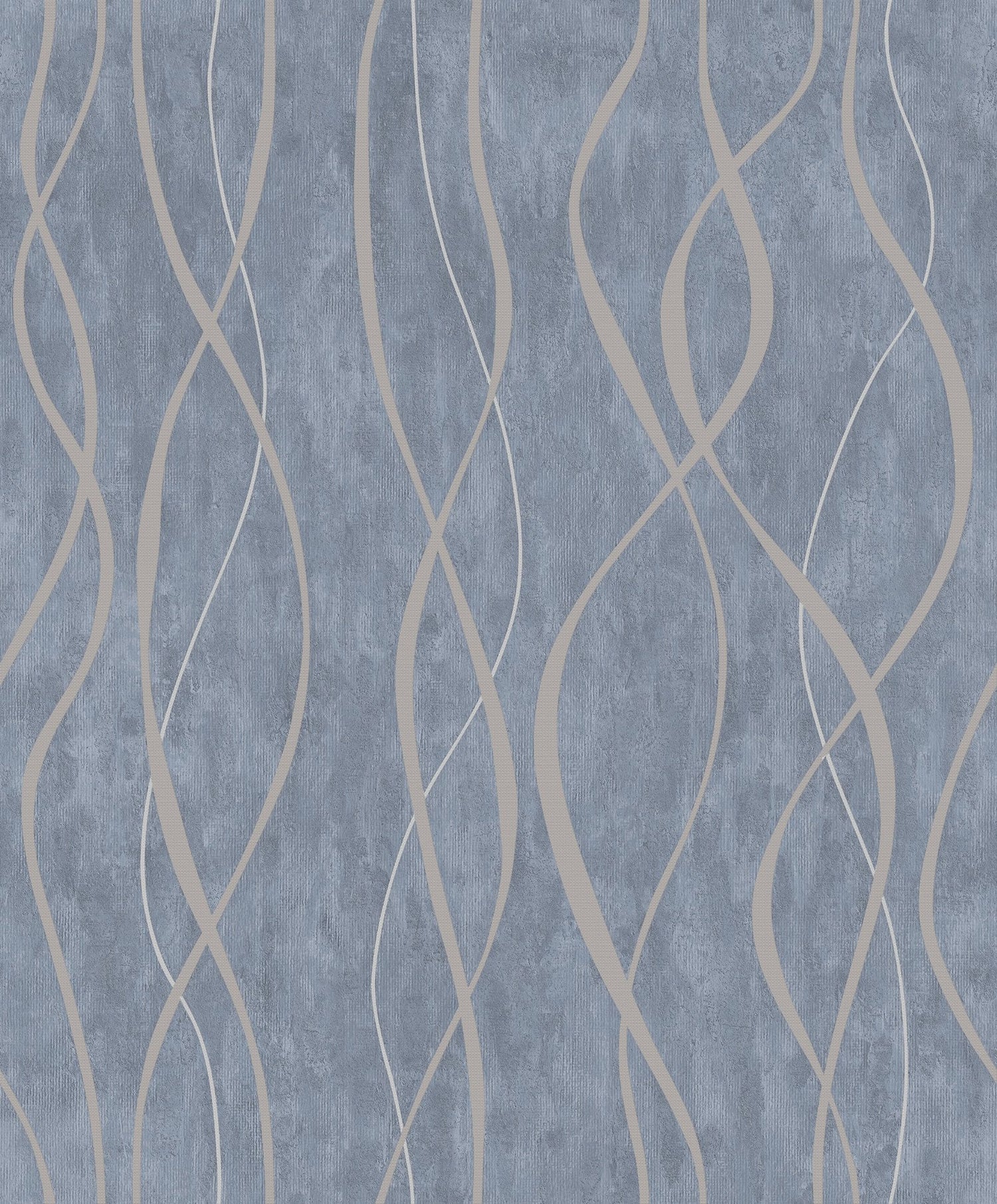 Glitter Ribbons wallpaper in silver grey color - pattern number G67720 - by Galerie in the Special FX 2 collection