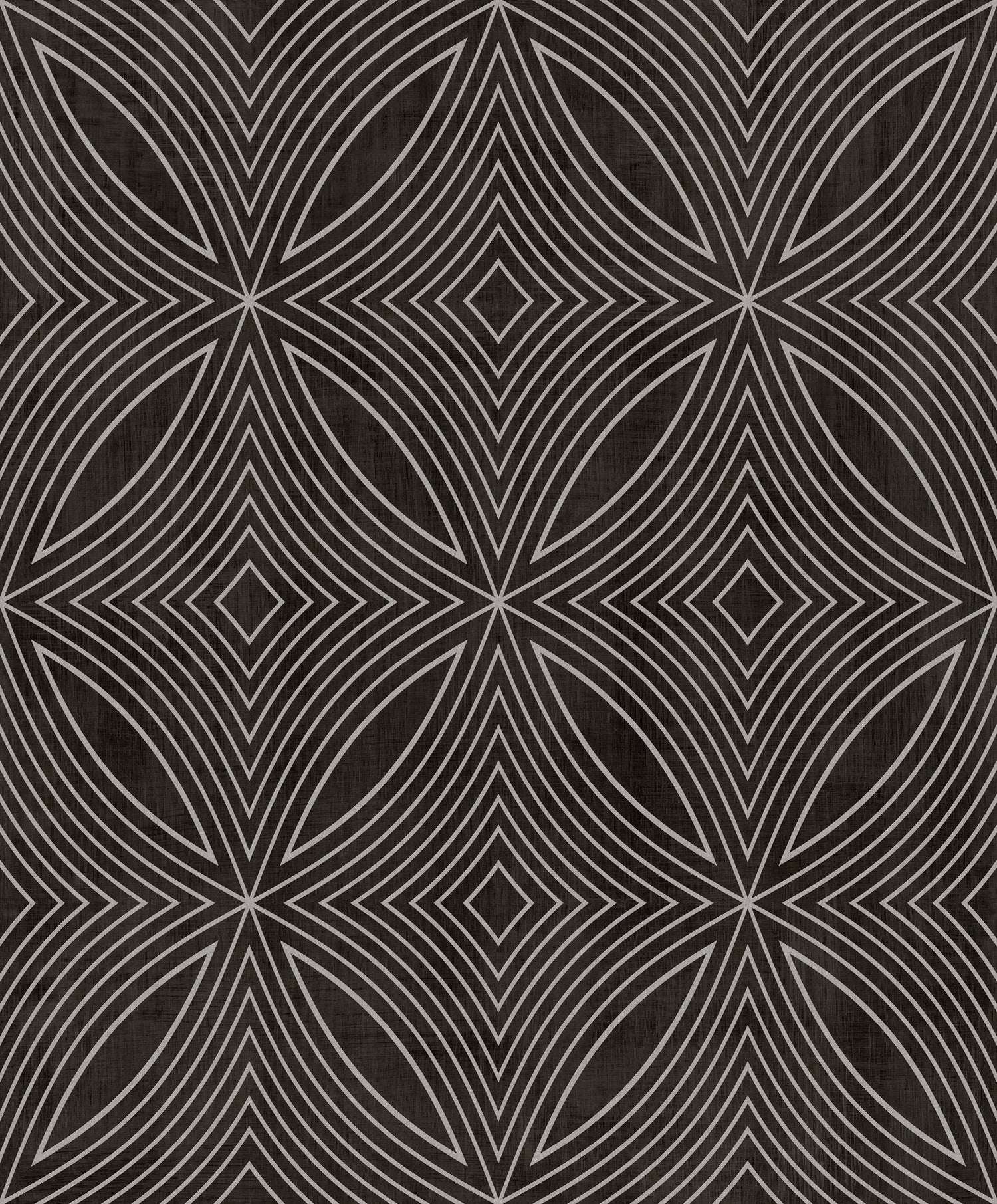 Metallic Spiral wallpaper in black color - pattern number G67732 - by Galerie in the Special FX 2 collection