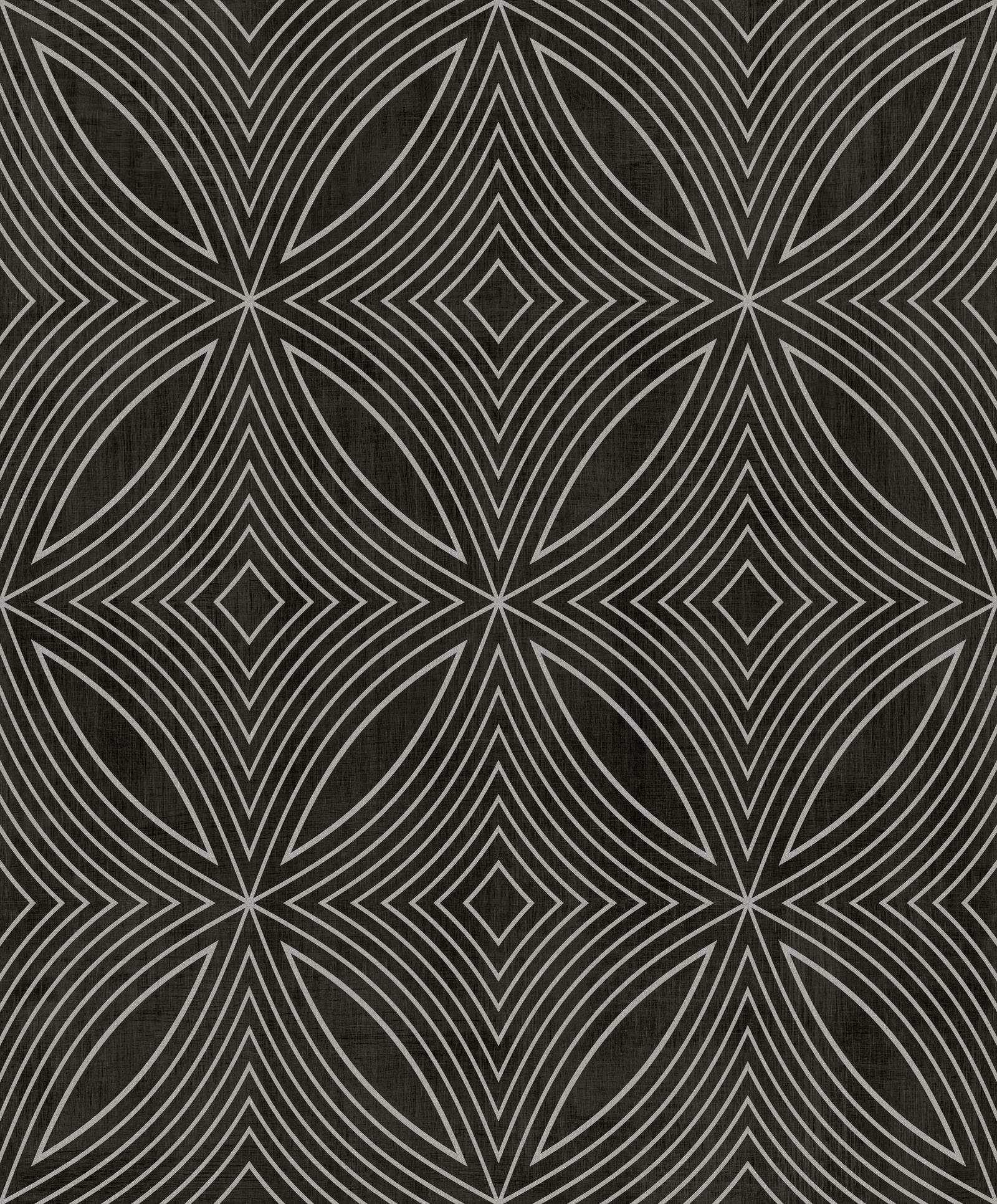 Metallic Spiral wallpaper in black color - pattern number G67732 - by Galerie in the Special FX 2 collection