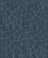 Glitter Web wallpaper in blue color - pattern number G68082 - by Galerie in the Special FX 2 collection