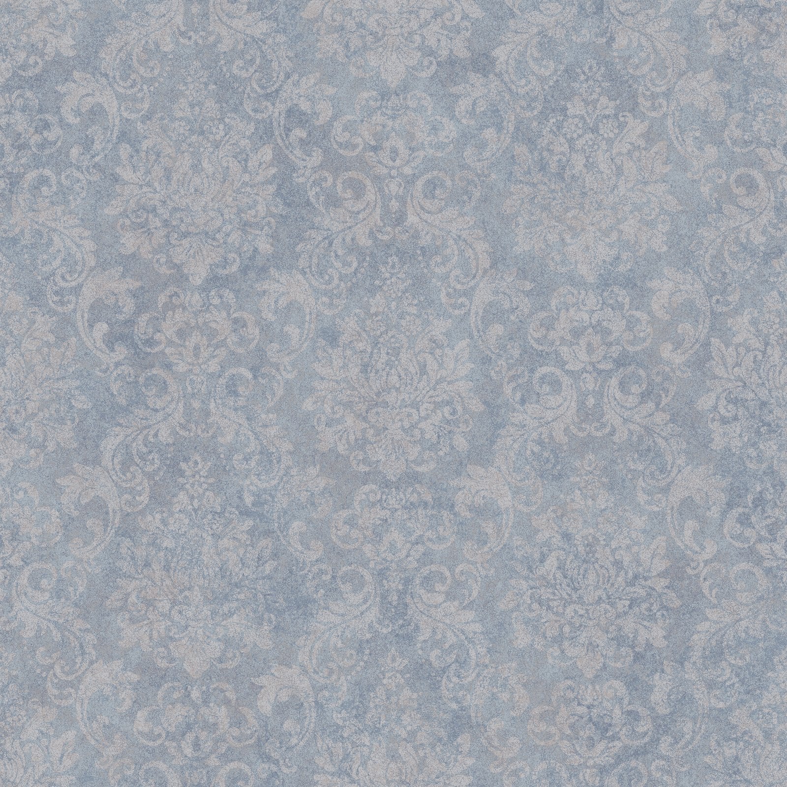 Special Damask wallpaper in blue color - pattern number G68088 - by Galerie in the Special FX 2 collection