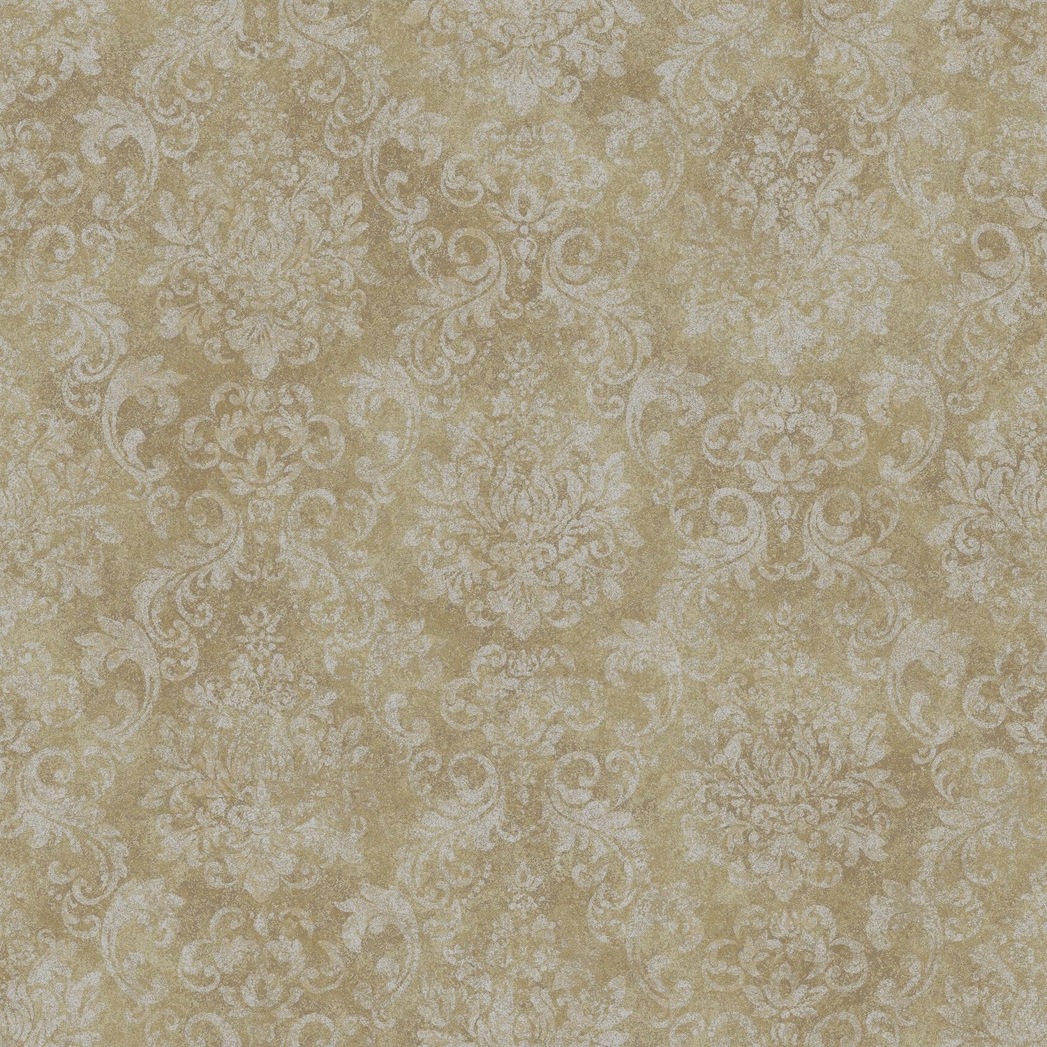 Special Damask wallpaper in gold color - pattern number G68089 - by Galerie in the Special FX 2 collection