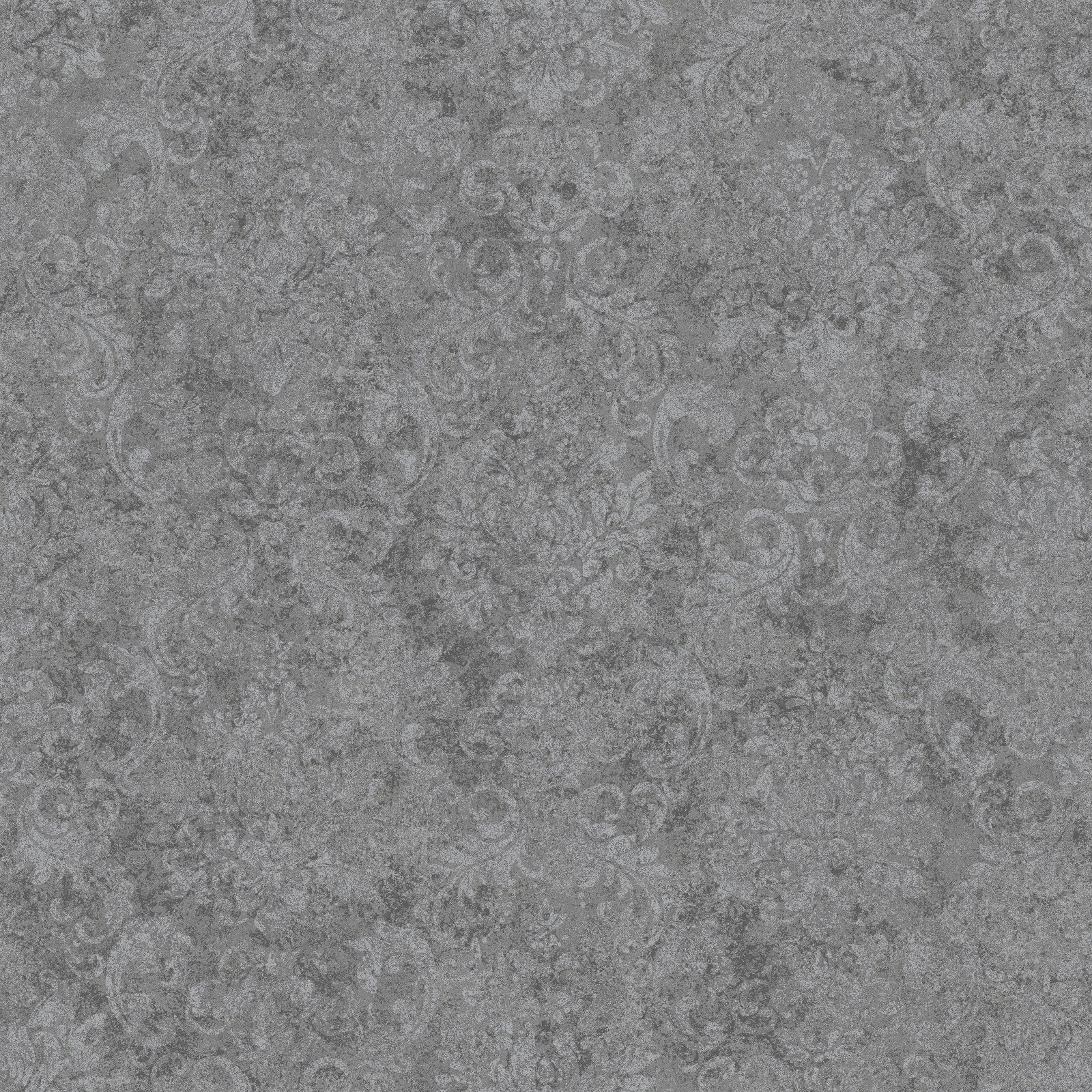 Special Damask wallpaper in silver grey color - pattern number G68091 - by Galerie in the Special FX 2 collection