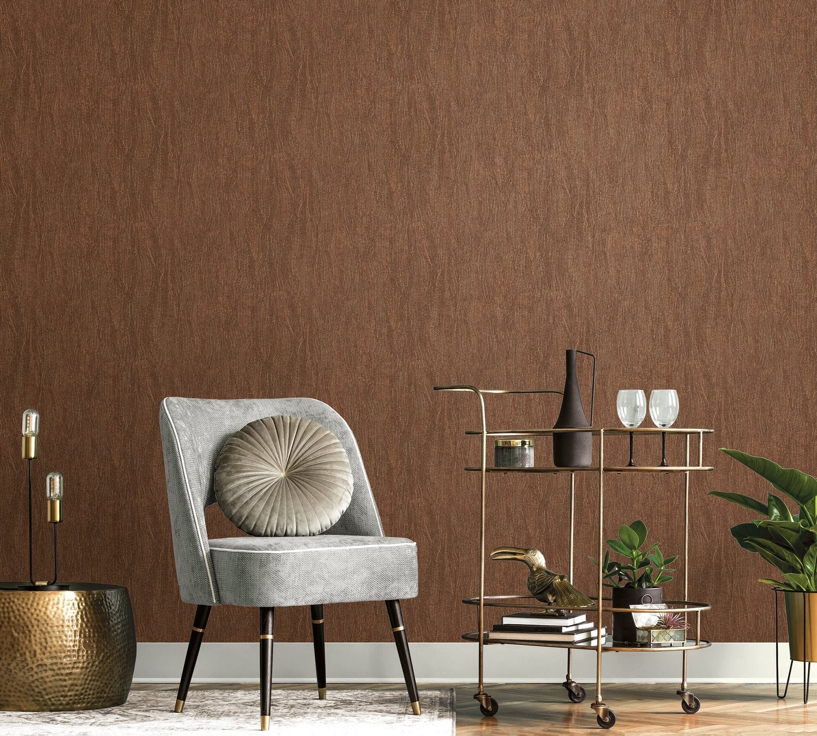 Special Skin wallpaper in orange color - pattern number G68099 - by Galerie in the Special FX 2 collection