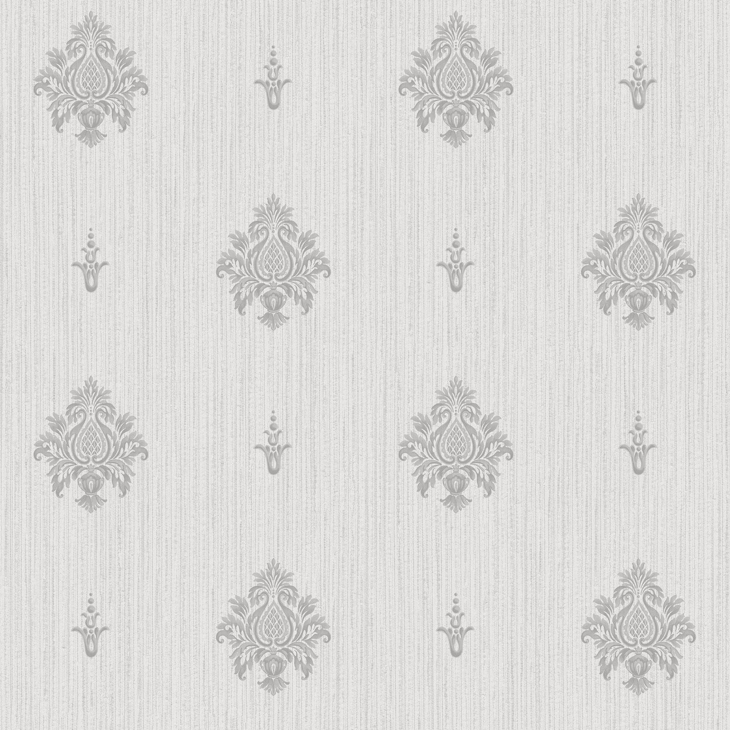 Italian Motif wallpaper in silver grey color - pattern number G68666 - by Galerie in the Palazzo 2 collection