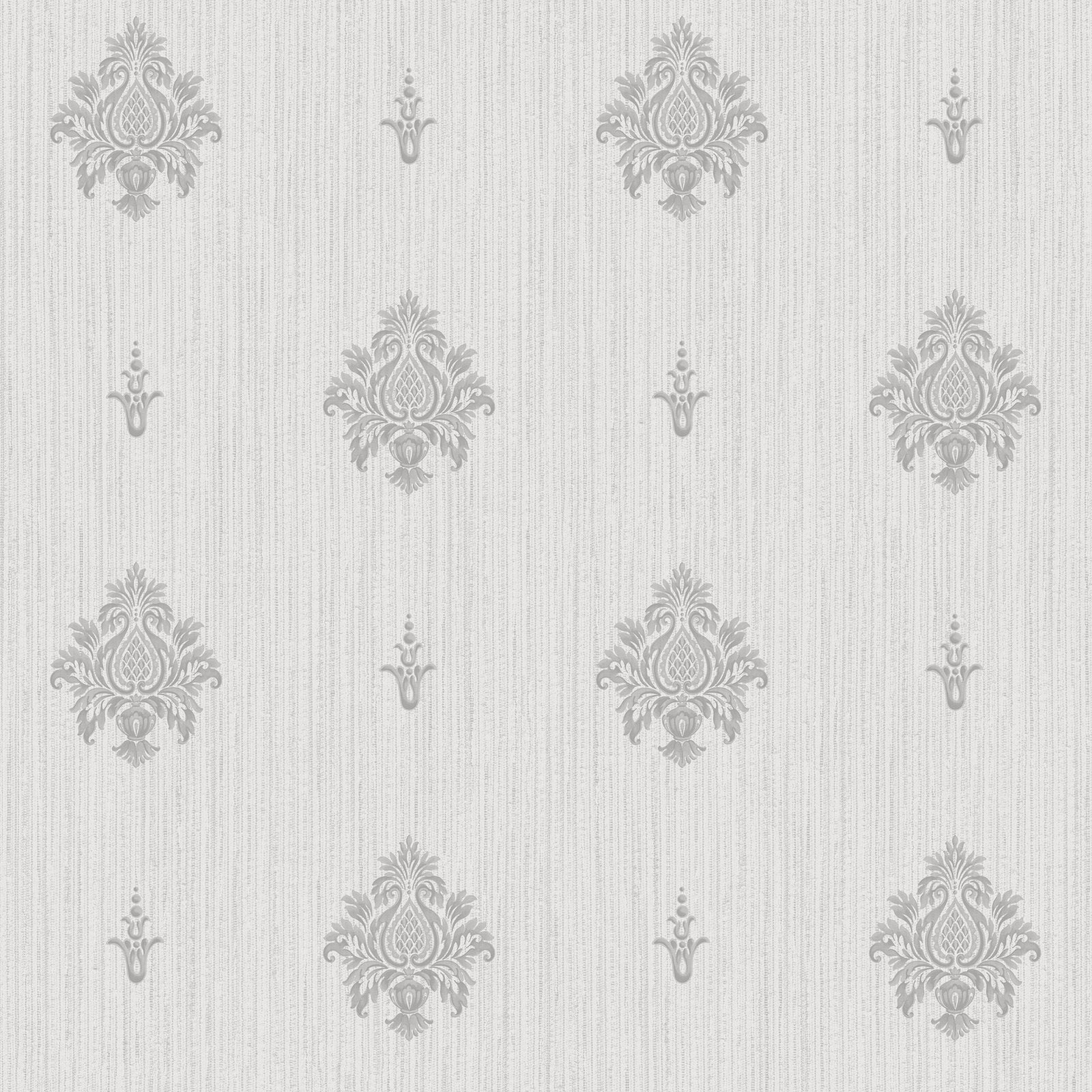 Italian Motif wallpaper in silver grey color - pattern number G68666 - by Galerie in the Palazzo 2 collection