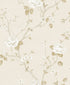 Luisella Floral wallpaper in beige color - pattern number G68667 - by Galerie in the Palazzo 2 collection