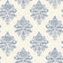 Medallion Damask wallpaper in blue color - pattern number G68671 - by Galerie in the Palazzo 2 collection