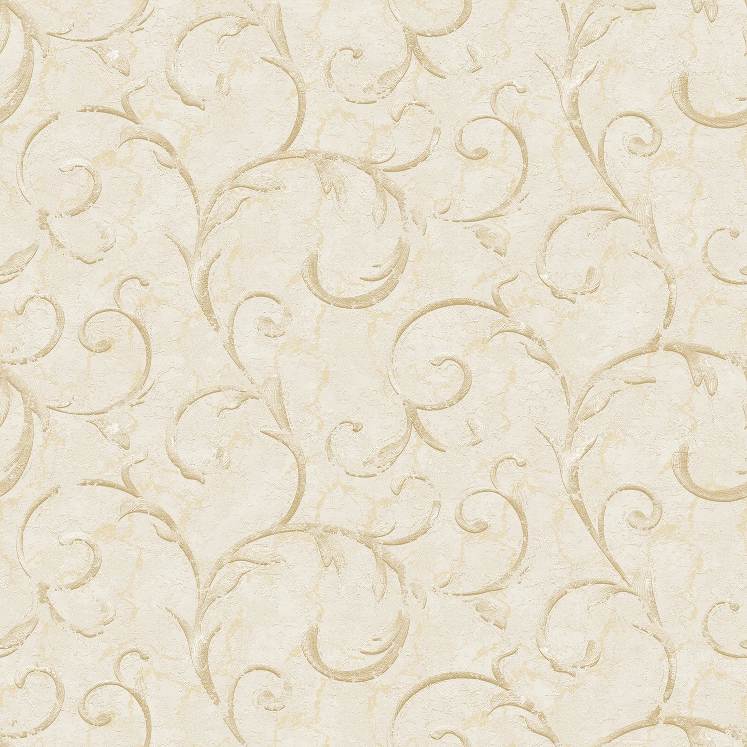 Palazzo Scroll wallpaper in beige color - pattern number G68673 - by Galerie in the Palazzo 2 collection