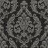Silk Damask wallpaper in black color - pattern number G68676 - by Galerie in the Palazzo 2 collection
