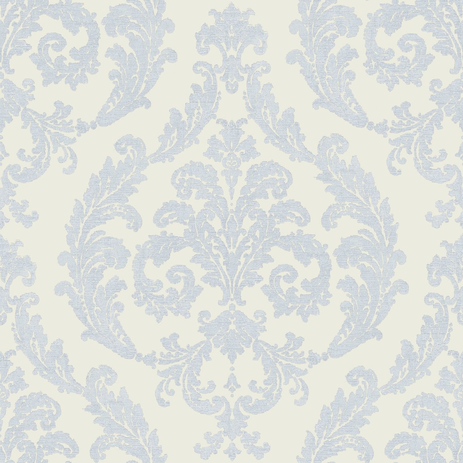 Silk Damask wallpaper in blue color - pattern number G68677 - by Galerie in the Palazzo 2 collection