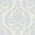 Silk Damask wallpaper in blue color - pattern number G68677 - by Galerie in the Palazzo 2 collection