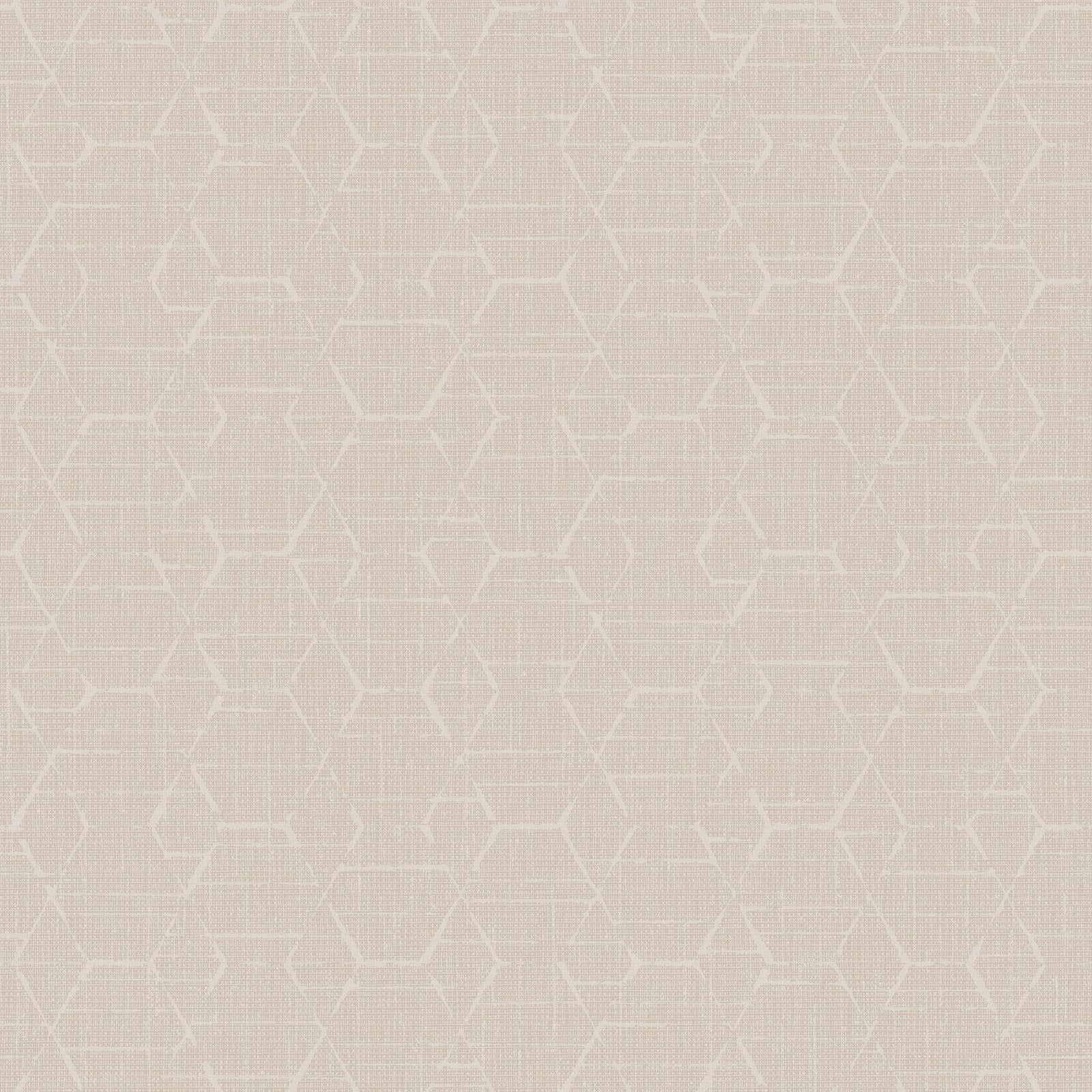Hextex wallpaper in beige color - pattern number G78246 - by Galerie in the Atmosphere collection