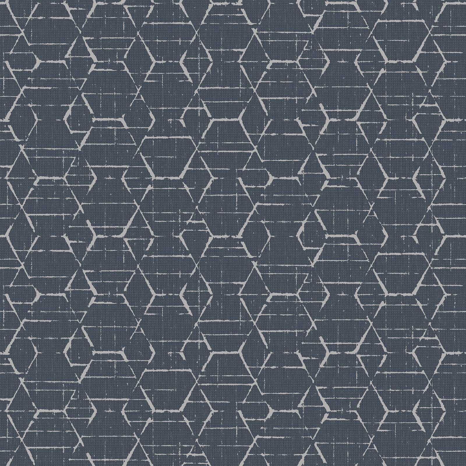 Hextex wallpaper in blue color - pattern number G78247 - by Galerie in the Atmosphere collection