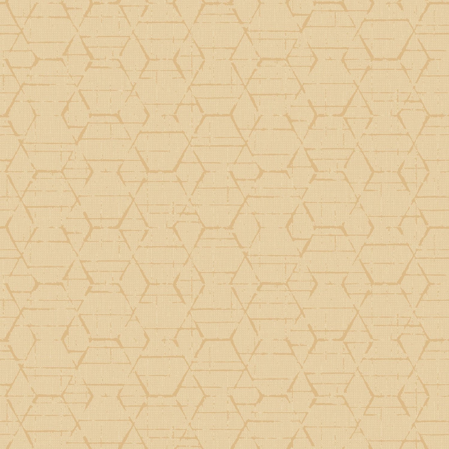 Hextex wallpaper in gold color - pattern number G78249 - by Galerie in the Atmosphere collection