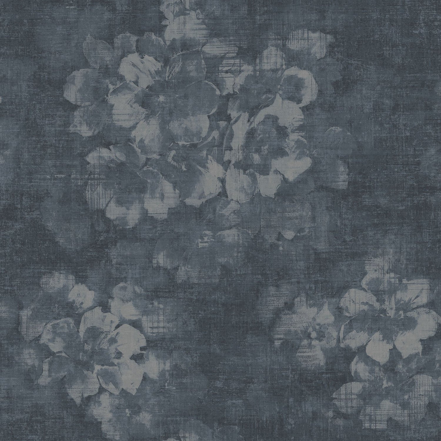 Mystic Floral wallpaper in blue color - pattern number G78258 - by Galerie in the Atmosphere collection
