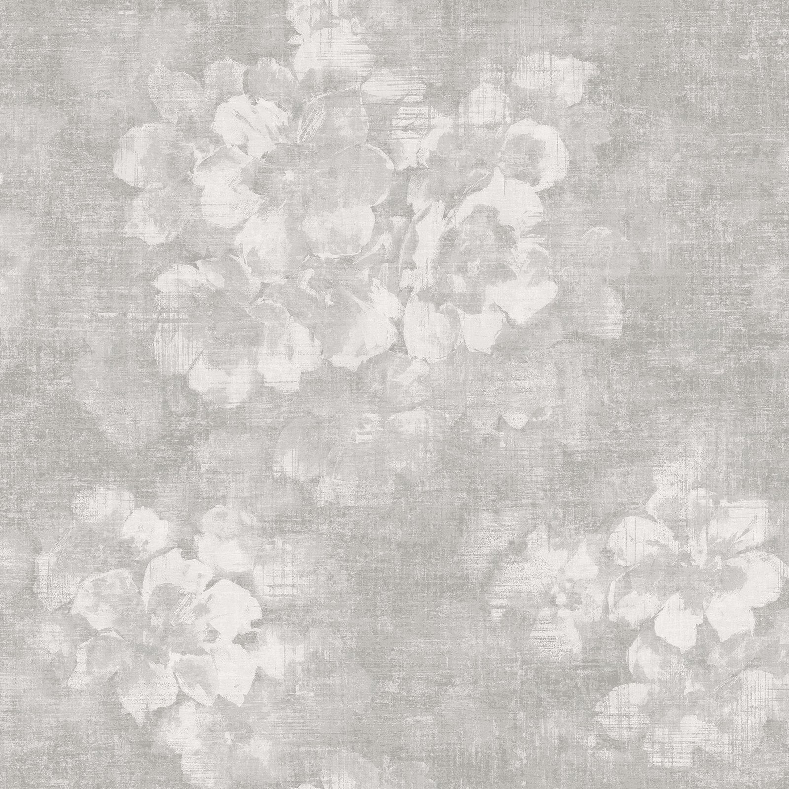 Mystic Floral wallpaper in silver grey color - pattern number G78260 - by Galerie in the Atmosphere collection