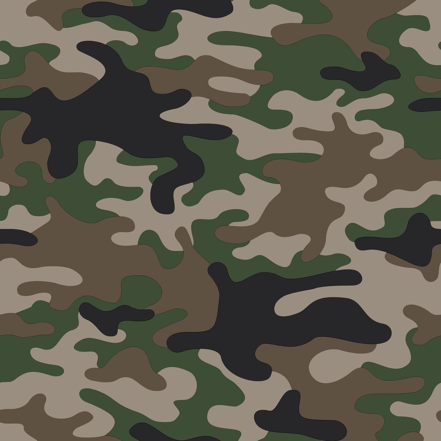 Camo Wallpaper in Green color - pattern number G78552 - by Galerie in the Kids and Teens collection