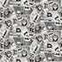 Comics Wallpaper in Grey color - pattern number G78556 - by Galerie in the Kids and Teens collection