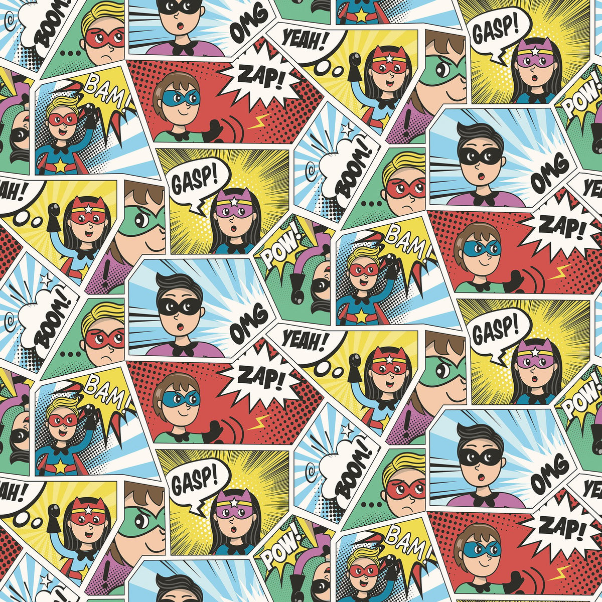 Comics Wallpaper in Multi-colored color - pattern number G78557 - by Galerie in the Kids and Teens collection