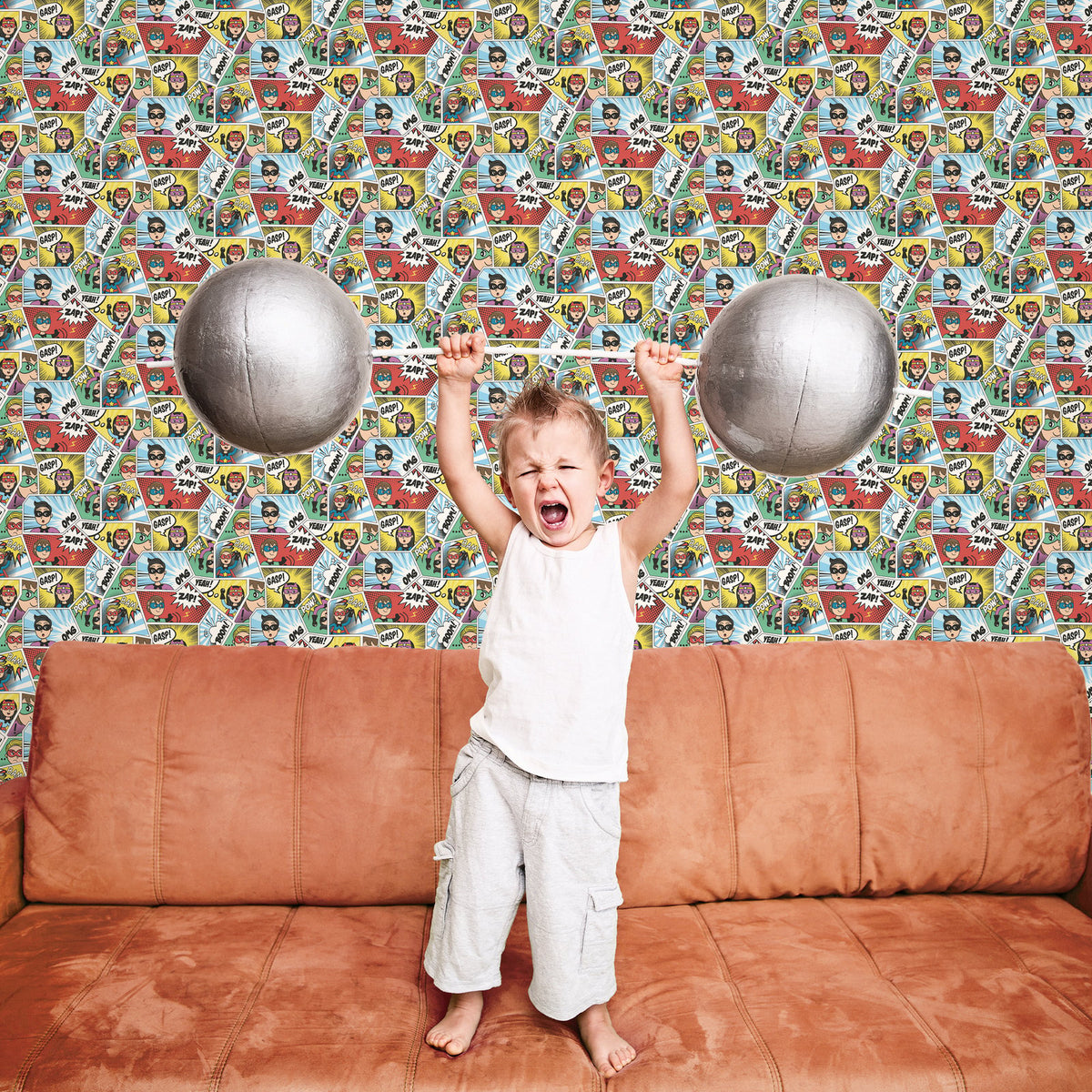 Comics Wallpaper in Multi-colored color - pattern number G78557 - by Galerie in the Kids and Teens collection
