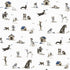 Doggies Wallpaper in Beige color - pattern number G78561 - by Galerie in the Kids and Teens collection