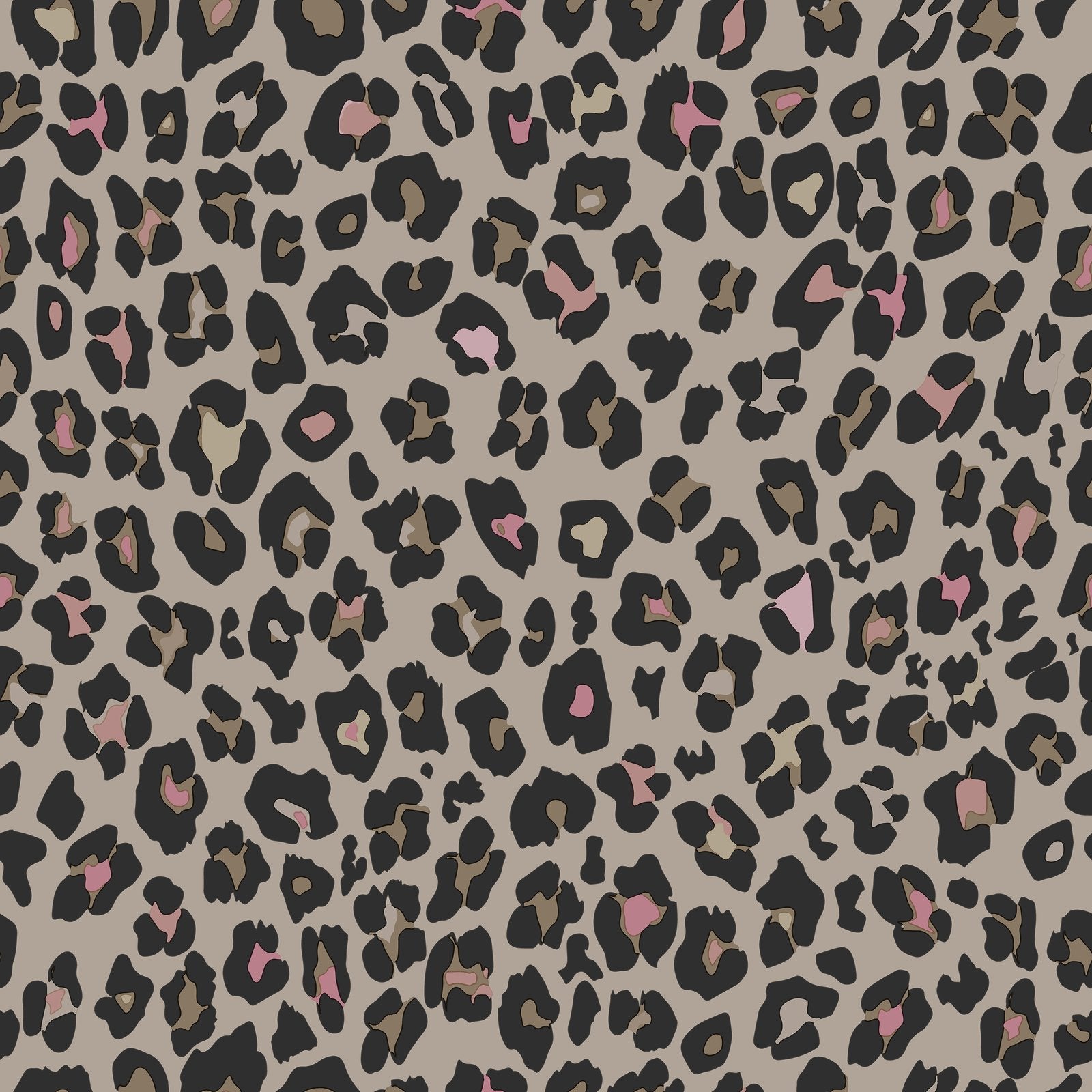 Fun Leopard Wallpaper in Beige color - pattern number G78564 - by Galerie in the Kids and Teens collection