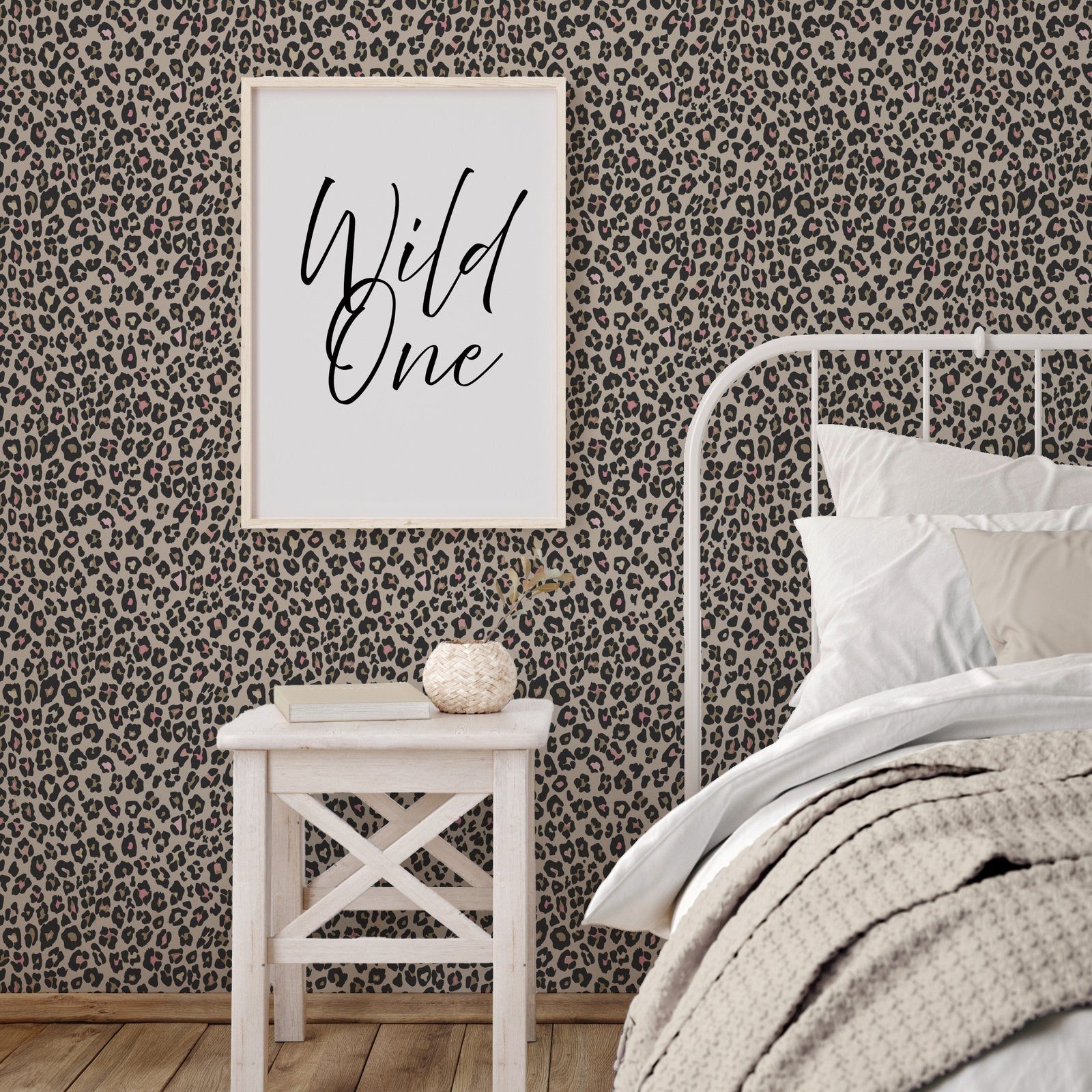 Fun Leopard Wallpaper in Beige color - pattern number G78564 - by Galerie in the Kids and Teens collection