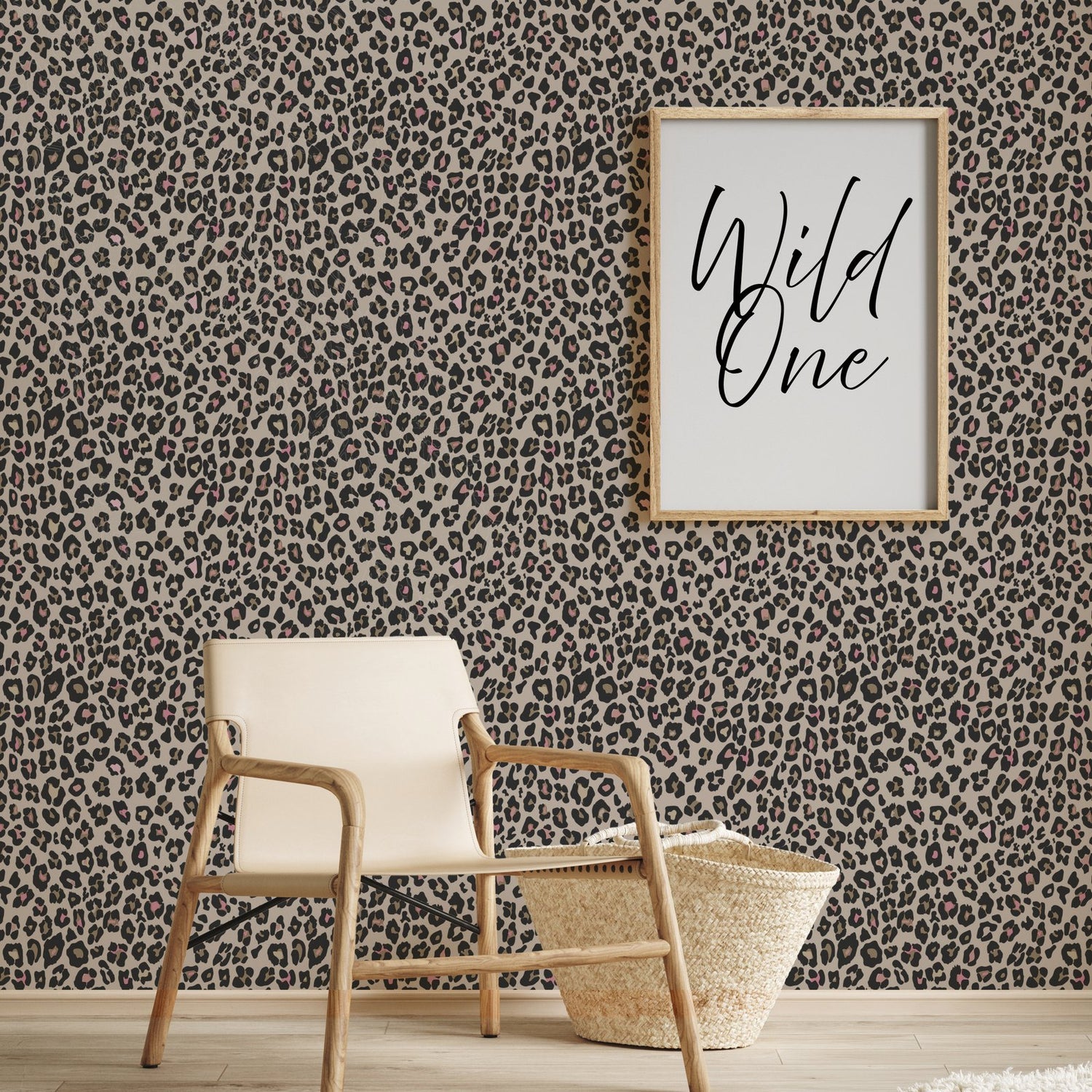 Fun Leopard Wallpaper in Beige color - pattern number G78564 - by Galerie in the Kids and Teens collection